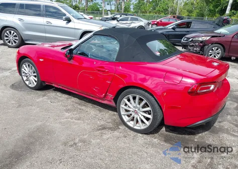 2017 Fiat 124 Spider Lusso from USA, damaged, VIN JC1NFAEK8H0106144